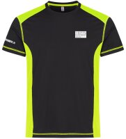 DAV Hof - Outdoorshirt Herren schwarz/neongrün