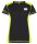 DAV Hof - Outdoorshirt Damen schwarz/neongrün