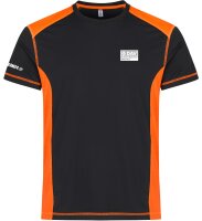 DAV Hof - Outdoorshirt Herren schwarz/orange