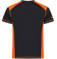 DAV Hof - Outdoorshirt Herren schwarz/orange