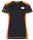 DAV Hof - Outdoorshirt Damen schwarz/orange