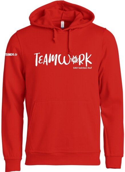 DAV Hof - Hoodie Herren rot