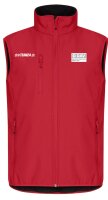DAV Hof - Softshell Weste Herren rot