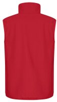 DAV Hof - Softshell Weste Herren rot