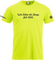 DAV Hof - Vereinsshirt Herren neongrün