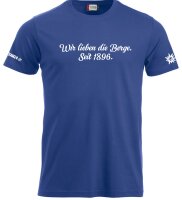 DAV Hof - Vereinsshirt Herren blau