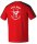 TSV Hof (Rollkunstlauf) - T-Shirt Herren rot/schwarz
