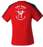 TSV Hof (Rollkunstlauf) - T-Shirt Damen rot/schwarz