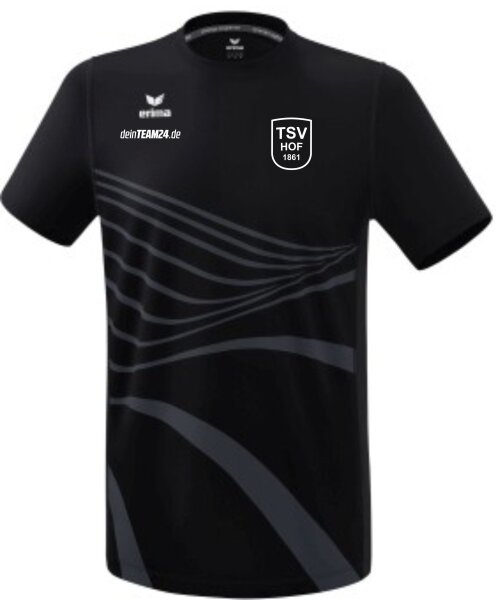 TSV Hof (Rollkunstlauf) - Laufshirt Kinder schwarz/grau