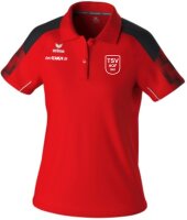 TSV Hof (Rollkunstlauf) - Poloshirt Damen rot/schwarz