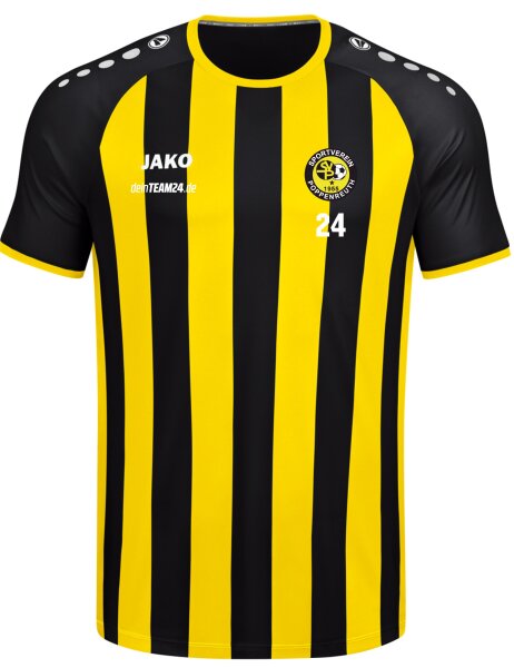 SV Poppenreuth - Trikot kurzarm Unisex schwarz/gelb
