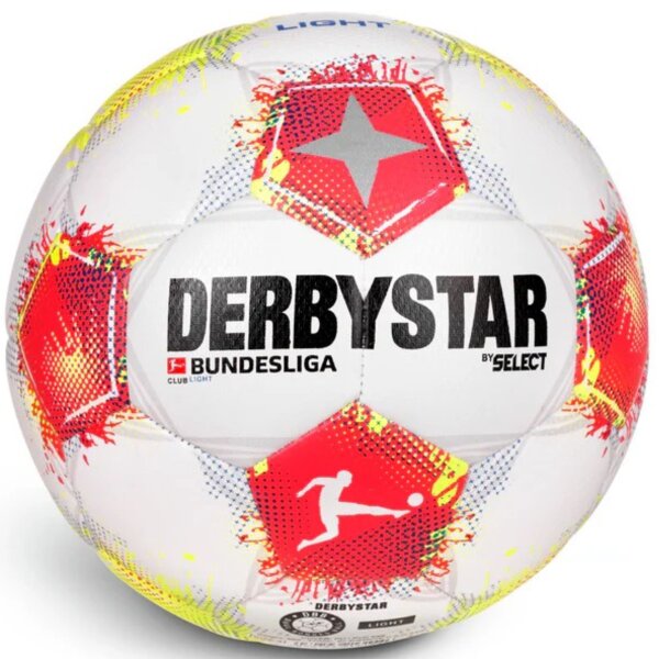 SpVgg Bayreuth Akademie - Trainingsball FB-BL CLUB LIGHT v25 weiss/rot/gelb Gr. 4