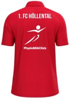 1.FC Höllental - Polo Unisex rot