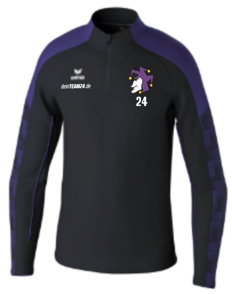 Hof Jokers - Trainings Half Zip Unisex schwarz