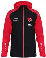 SpVgg Wurlitz - Kapuzenjacke Unisex schwarz/rot