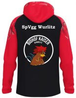 SpVgg Wurlitz - Kapuzenjacke Unisex schwarz/rot